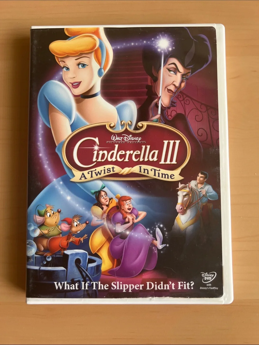 Disney’s Cinderella III DVD — G rated 2007  74 minutes animated movie